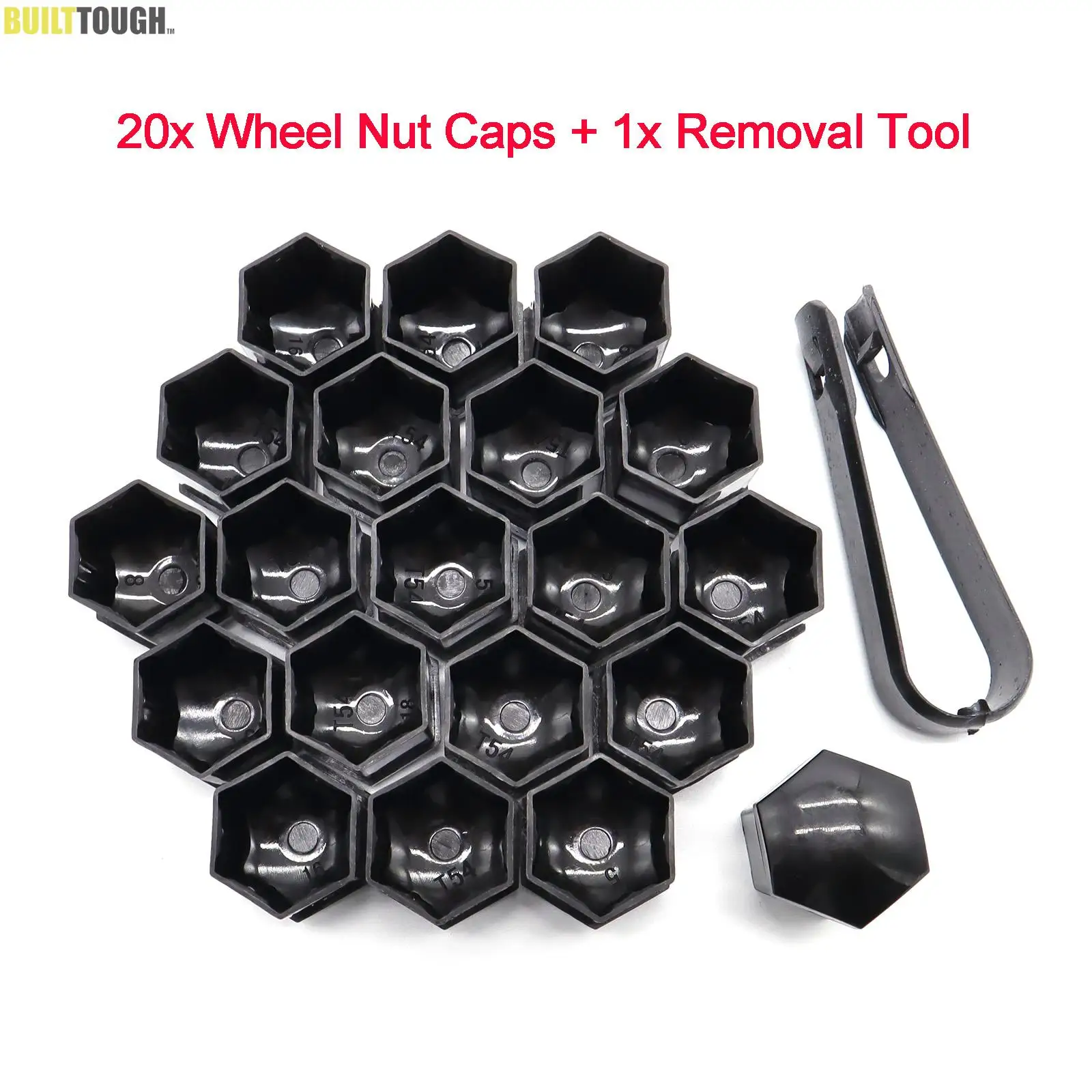 Tapones protectores para tuercas de rueda de 19 mm para coche