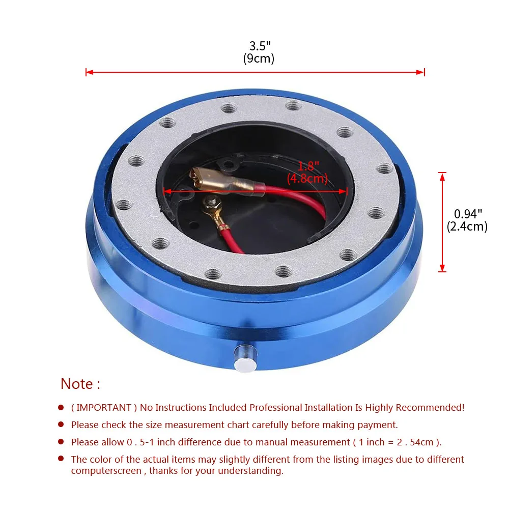 Adaptador de volante de liberación rápida universal - imagen 3