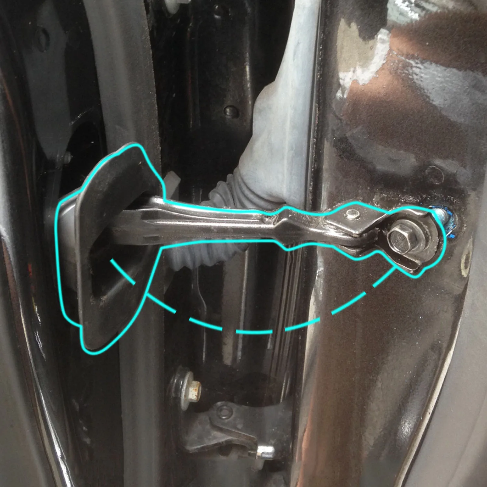 Kit bisagra amortiguada limitador puerta Nissan Qashqai y Micra - imagen 3