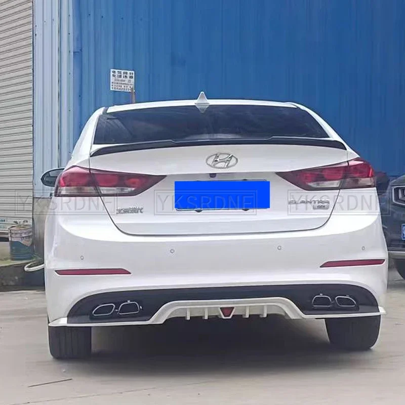 Alerón trasero de ABS imprimado para Hyundai Elantra 2017 - imagen 4