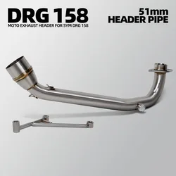 Colector de escape de acero inoxidable SYM DRG BT