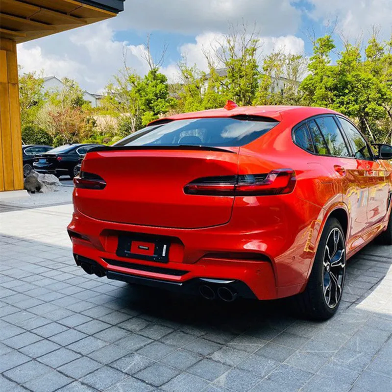 Alerón trasero negro efecto carbono BMW X4 G02 M Performance - imagen 4