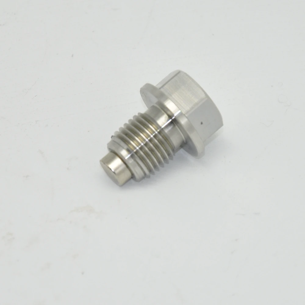 Tornillo tapón de cárter inoxidable M12/M14 con junta de sellado - imagen 3