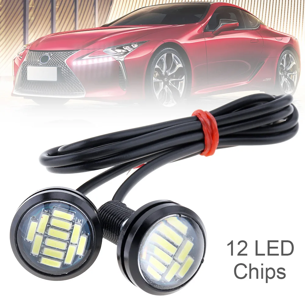 Bombillas LED Ojo de Águila 23mm 12V DRL – Luz diurna y marcha atrás - imagen 3