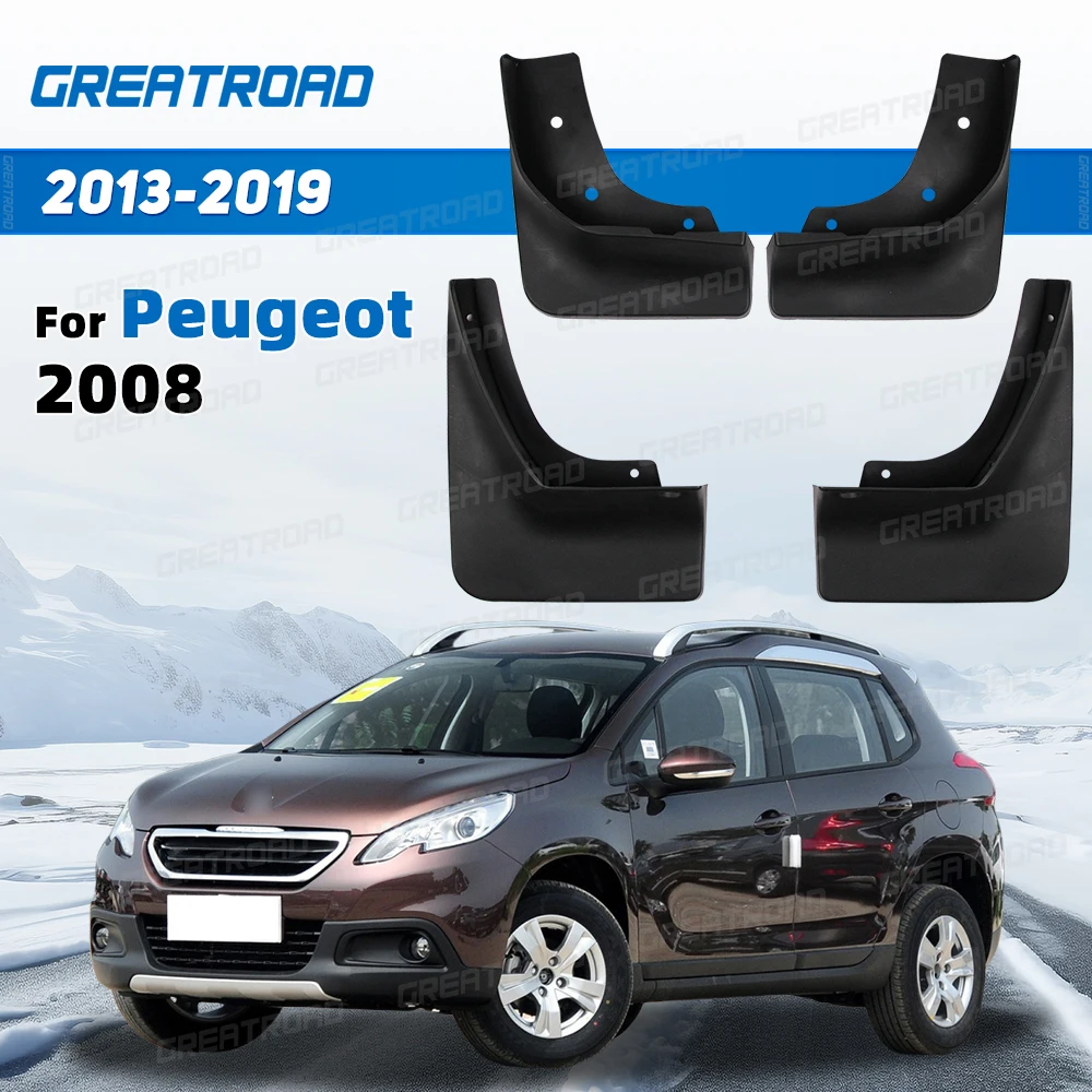 Guardabarros Peugeot 2008 2013-2019 protección contra salpicaduras