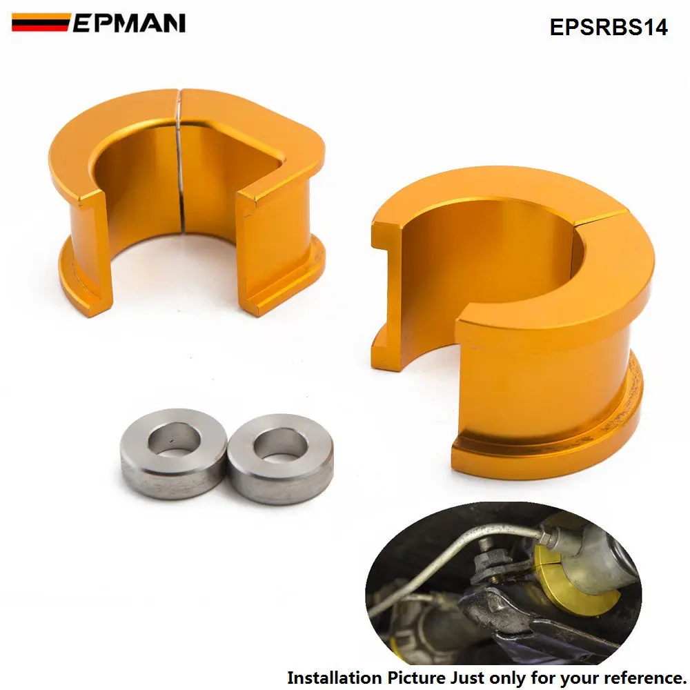 Bujes cremallera dirección Epman Racing aluminio – Nissan Silvia S14 S15 200SX - imagen 2