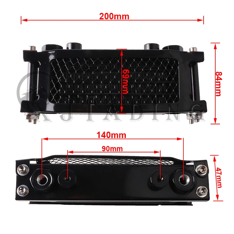 Kit radiador aceite moto – Compatible Honda Monkey, Yamaha y Kawasaki - imagen 4