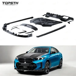 Faldón lateral fibra seca para BMW X6 G06