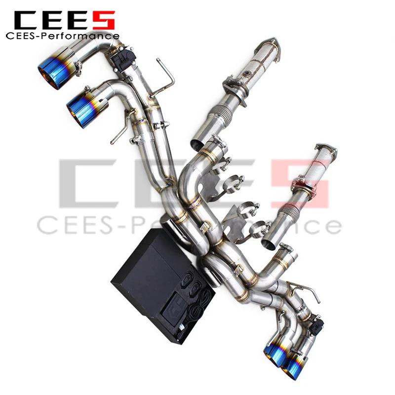 Escape catback Cees de rendimiento Corvette C8 6.2 V8 - imagen 2