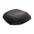 Black with red