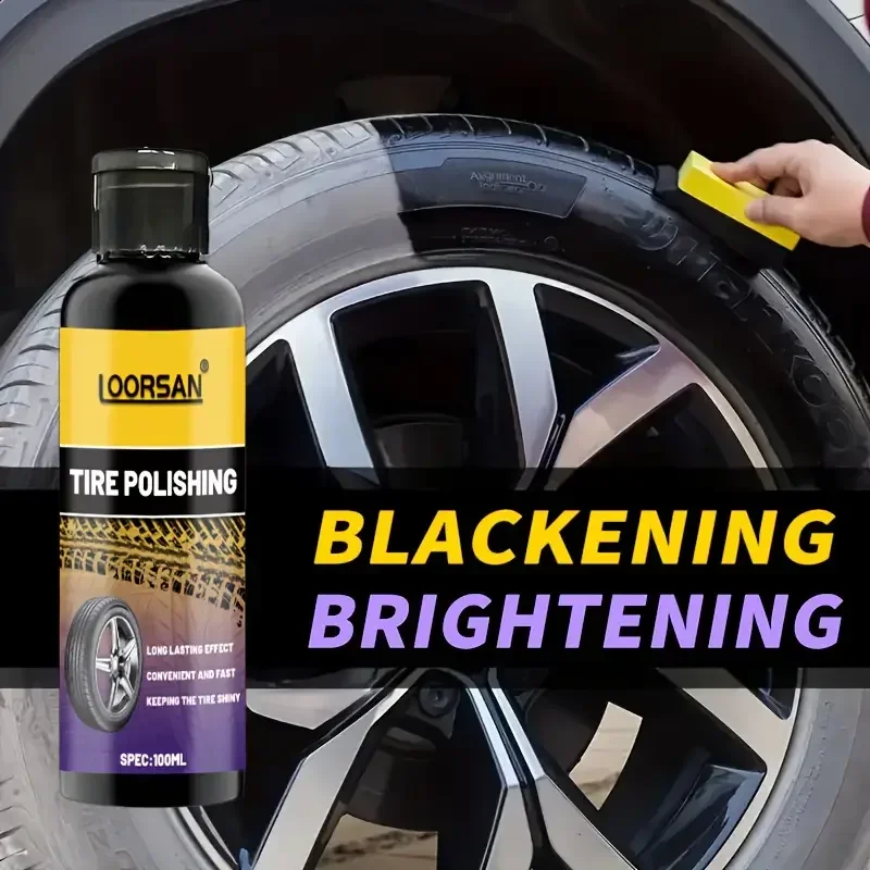 Cera brillo neumáticos y plásticos – duradero para coche - imagen 4