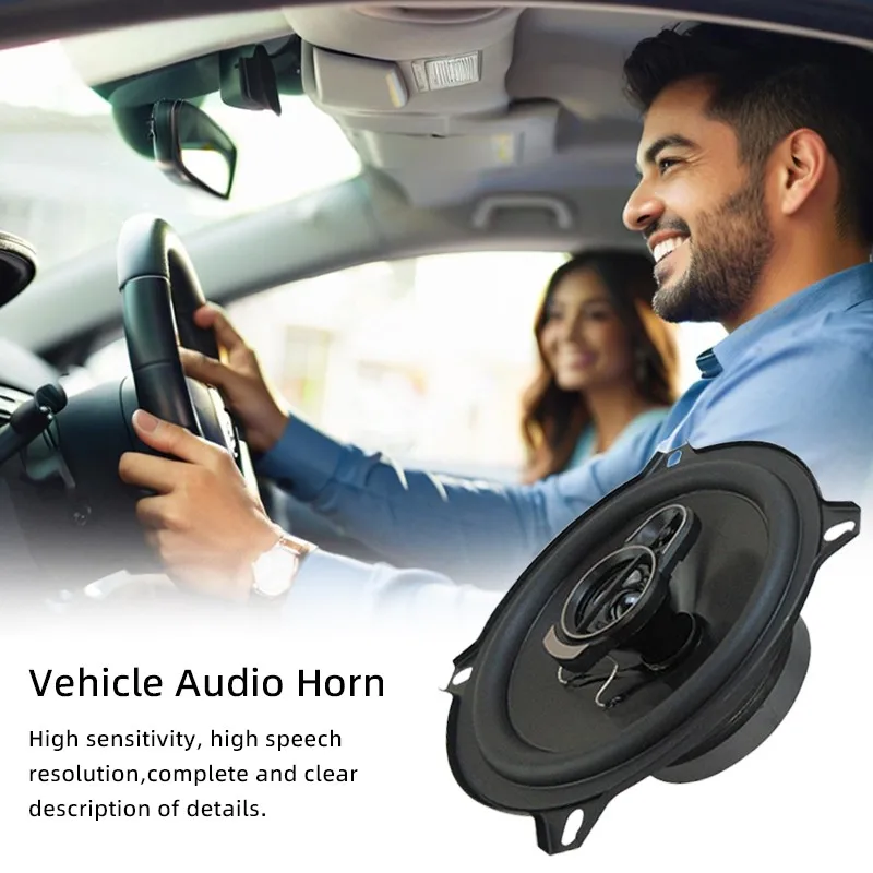 Altavoces coaxiales 5 pulgadas 3 vías 320W para coche potentes - imagen 4