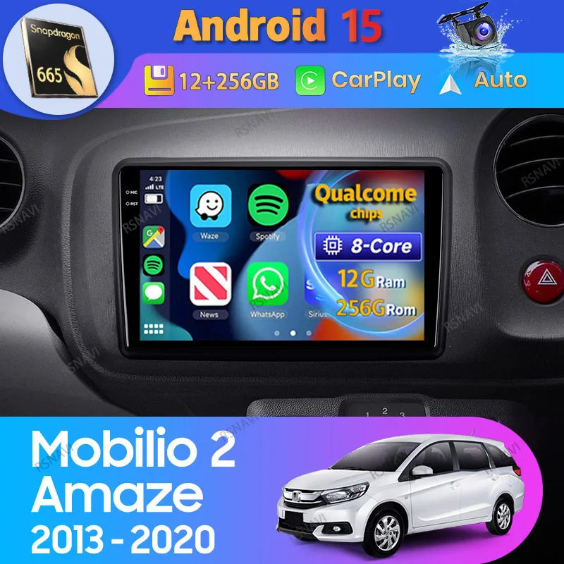 Android Auto y CarPlay para Honda Mobilio/Amaze con DSP 2K