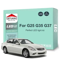 Kit luces LED Canbus interiores Infiniti G25 G35 G37 2003-2013