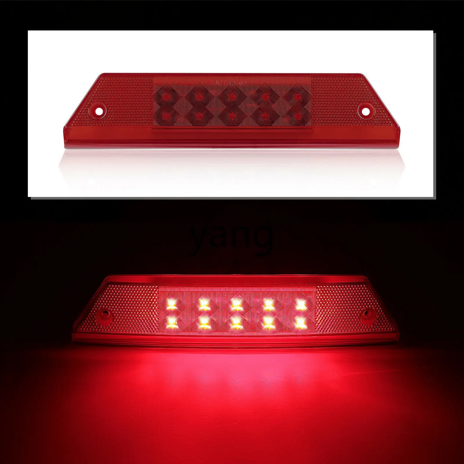 Piloto trasero freno LED moto tipo custom playa - imagen 2