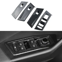 Pegatina para panel de elevalunas efecto carbono VW T-Roc 2018-2024