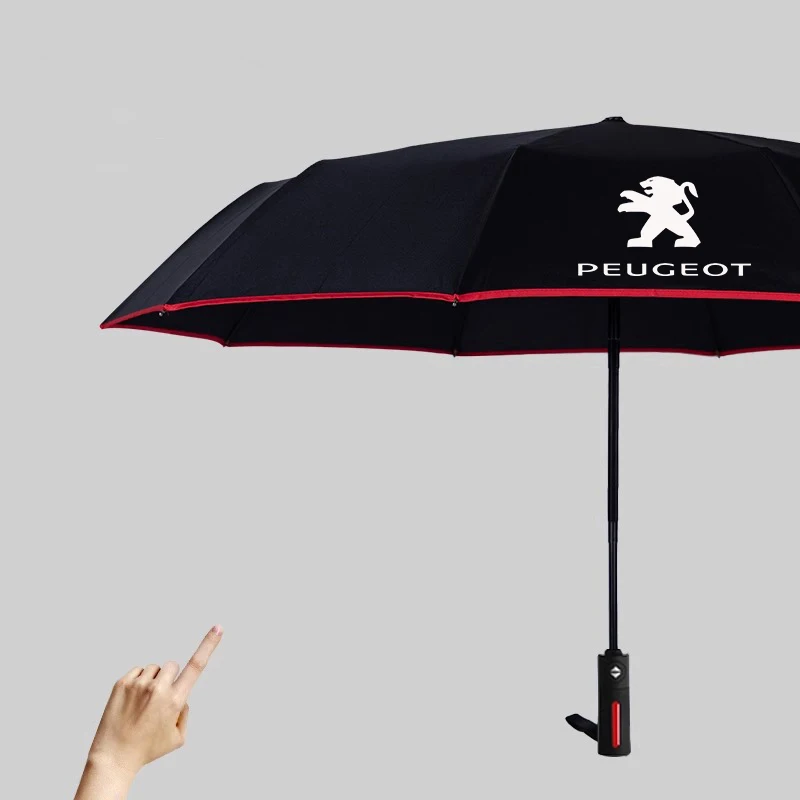 Paraguas coche plegable automatico a prueba de viento - Peugeot - imagen 3