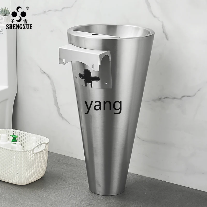 Columna lavabo acero inoxidable exterior – CX para baño al aire libre - imagen 5