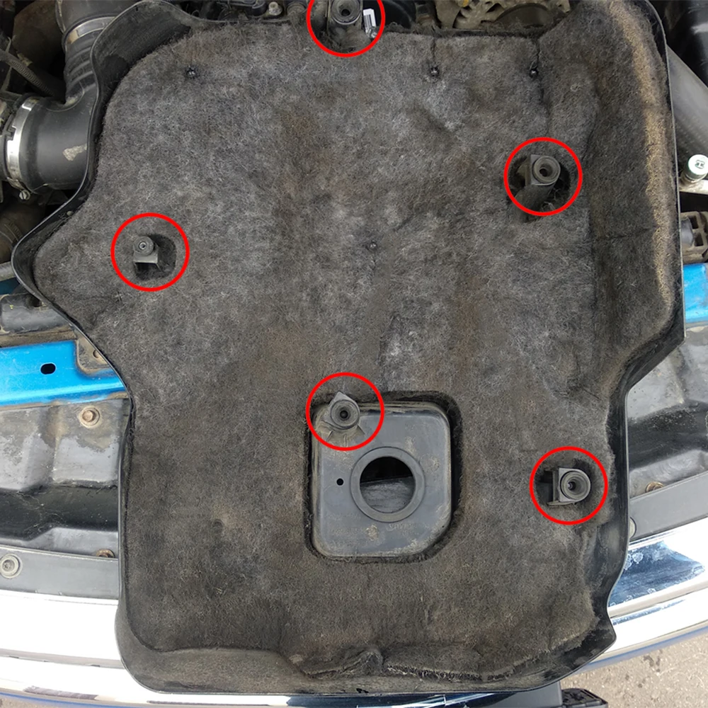 Ojales de cubierta de motor de coche, soporte de amortiguador de casquillo de bung 6420940785   Para Mercedes-Benz Clase S W221 2011 2012 2013 S250/350CDI - imagen 5