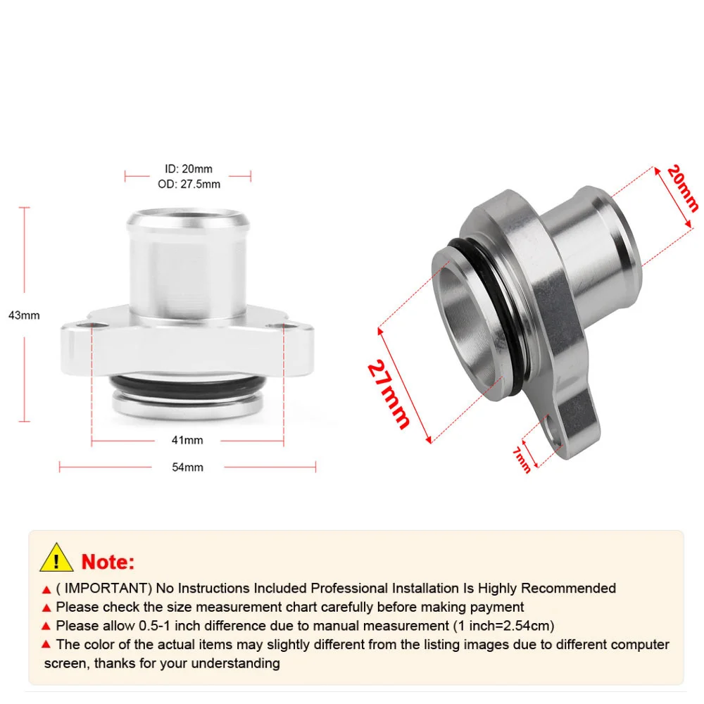 Conector manguera agua aluminio BMW 335i 330i N52 ref. 11537541992 - imagen 2