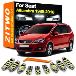 ZITWO Kit de bombillas LED interiores para SEAT Alhambra