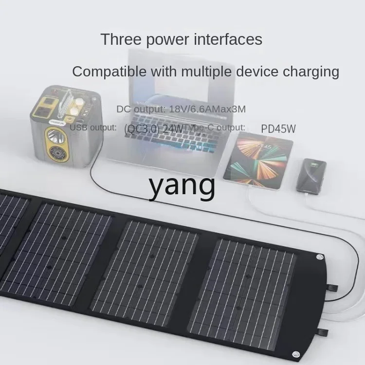Panel solar portátil plegable CX para exteriores y camping - imagen 3