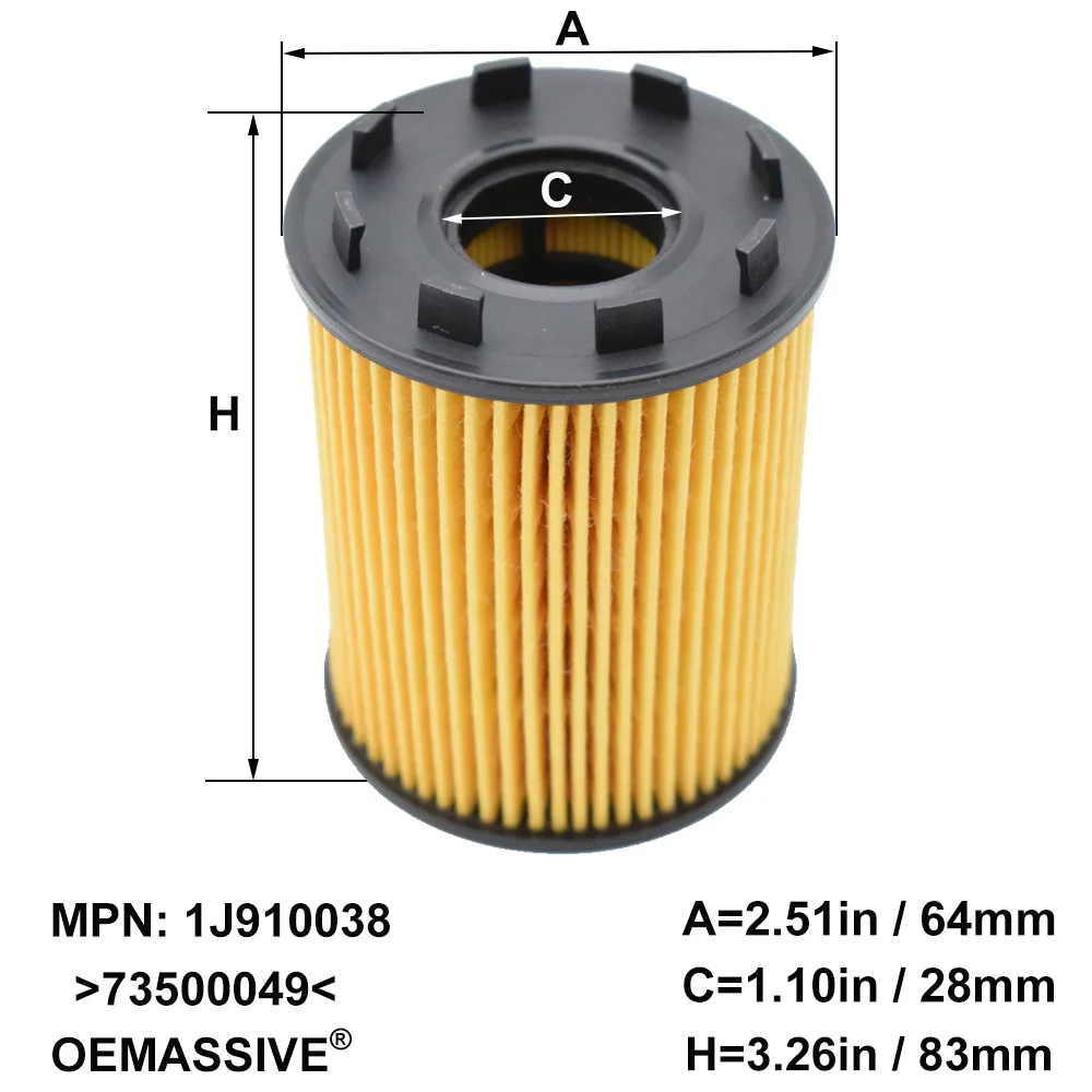 73500049 Filtro de aceite para Alfa Romeo, Fiat, Opel y Ford - imagen 3