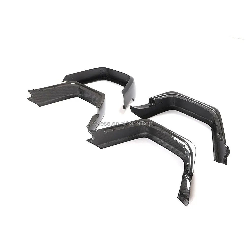 WEESE-accesorios exteriores para coche, guardabarros de carbono seco, arcos de rueda de repuesto, cejas para Clase G W464 G63 ODM/OEM - imagen 4