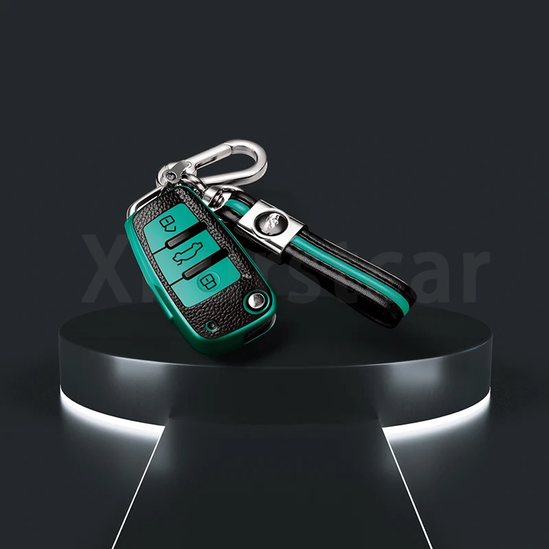 Funda TPU efecto cuero para llave Audi – A4 B7, A6 C6 y A3 8P - imagen 3