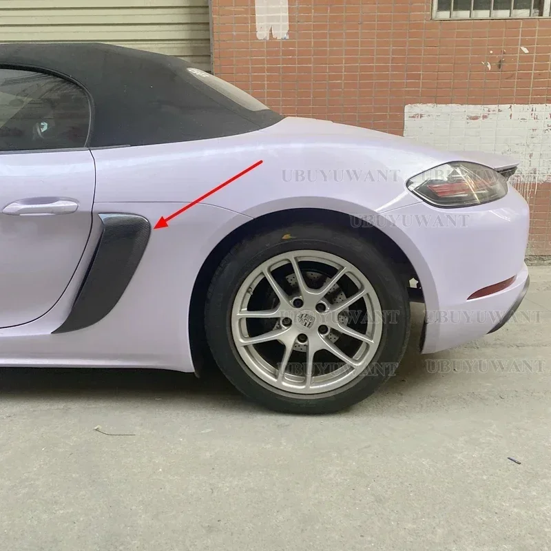 Rejillas laterales de fibra de carbono Porsche 718 Boxster S/T/GTS - imagen 4