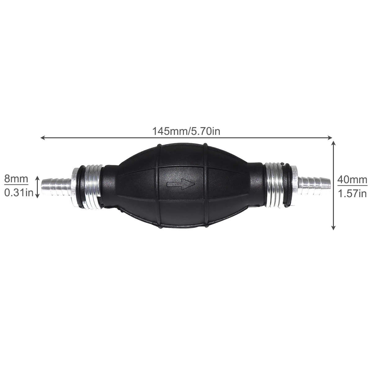 Bombilla de cebado manual 8mm universal para gasolina y diésel - imagen 2