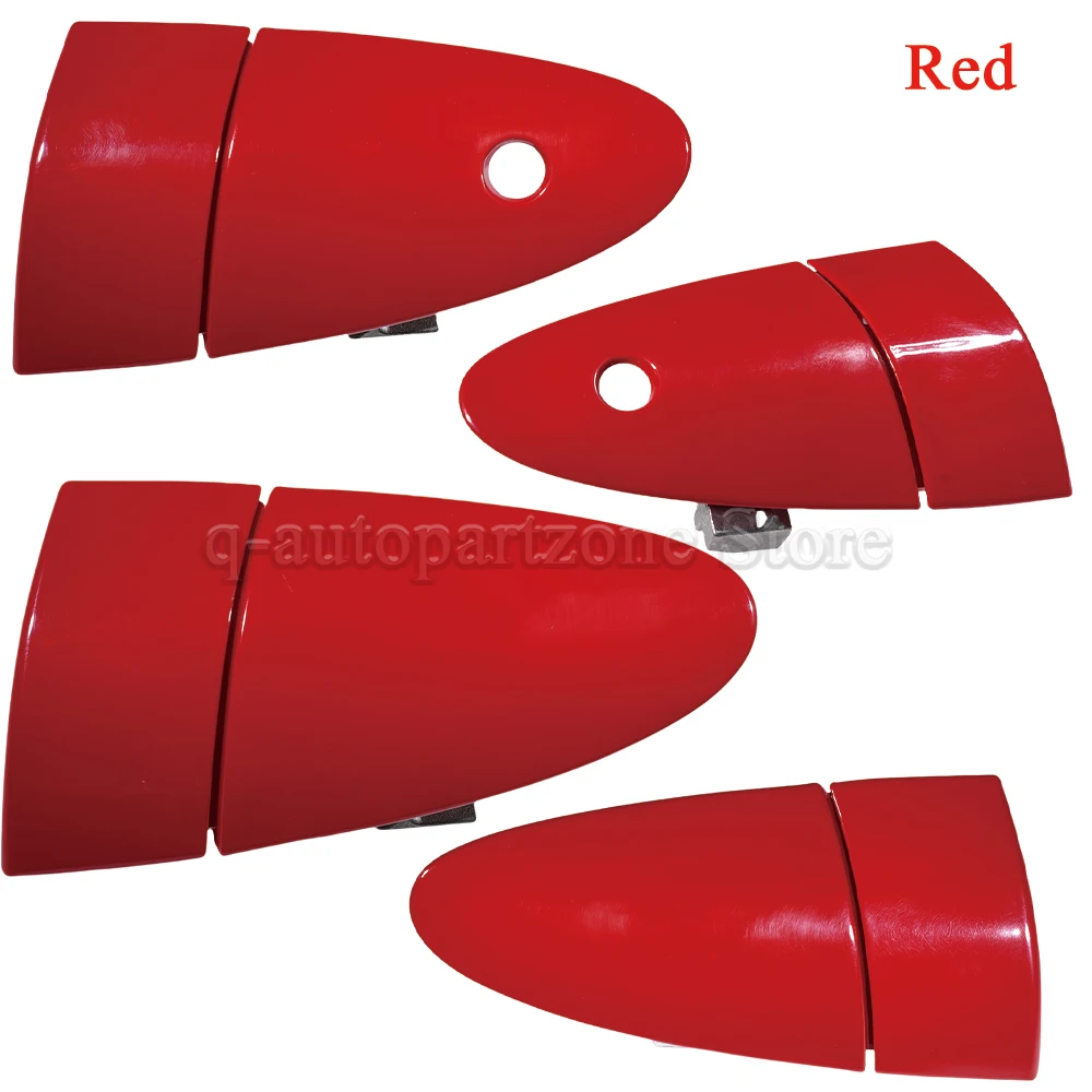 Manija de puerta Exterior de coche roja/negra/blanca izquierda derecha con/sin orificio para llave para Honda CRZ 2011-2015 72141-SZT-G01 72181-SZT-003 - imagen 4