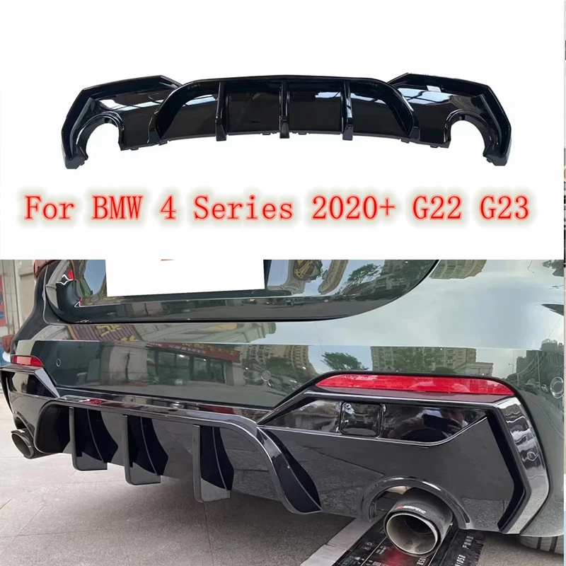BMW Serie 4 G22 G23 M Sport Difusor paragolpes trasero - imagen 2
