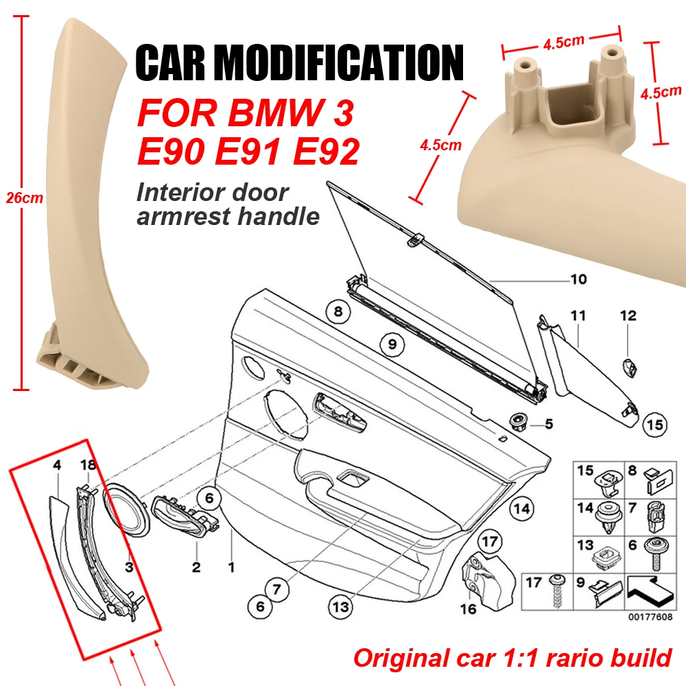 Acabados manijas BMW E90