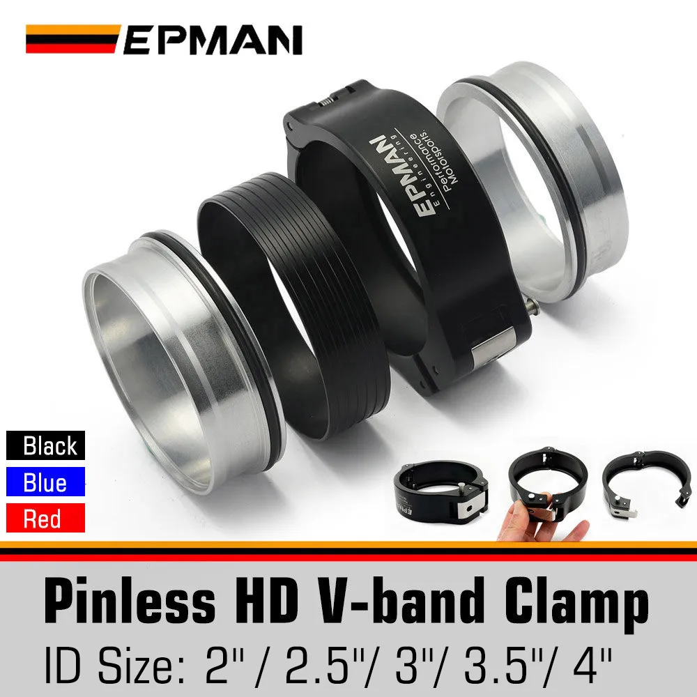 EPMAN abrazadera V-band con brida para intercooler y válvula descarga