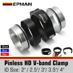 EPMAN abrazadera V-band con brida para intercooler y válvula descarga