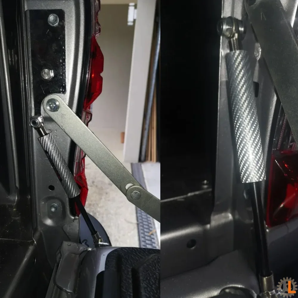 Puntales de gas para portón Toyota Hilux Revo 2015-2022 - imagen 3