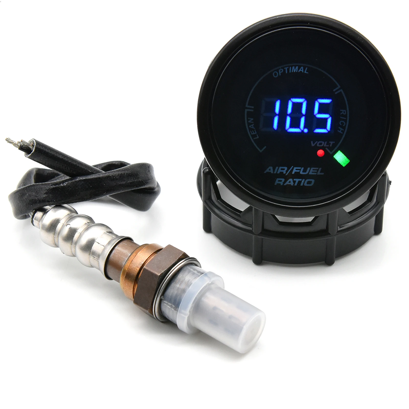 Reloj AFR 52 mm con sonda lambda universal para coche 12 V - imagen 4