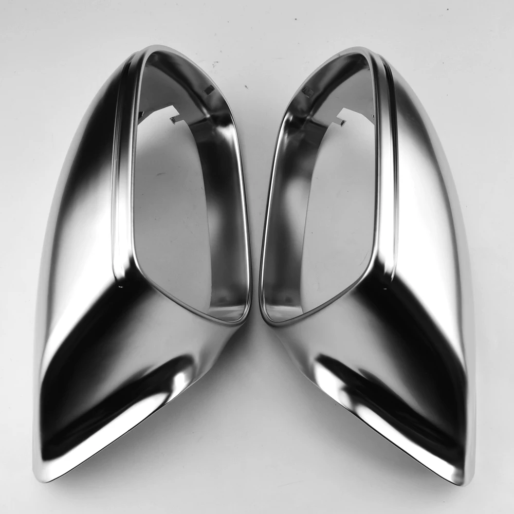 Tapas de retrovisor cromadas plata mate para Audi Q5 8R Q7 4L SQ5 - imagen 4