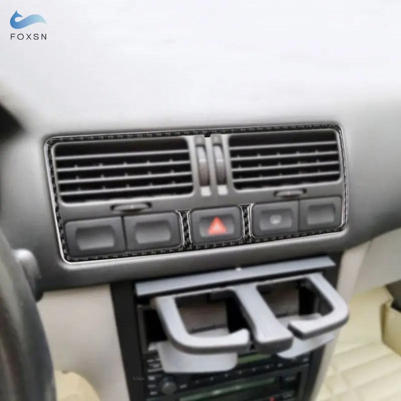 Embellecedor central de ventilación de fibra de carbono – VW Golf IV/Jetta/Bora