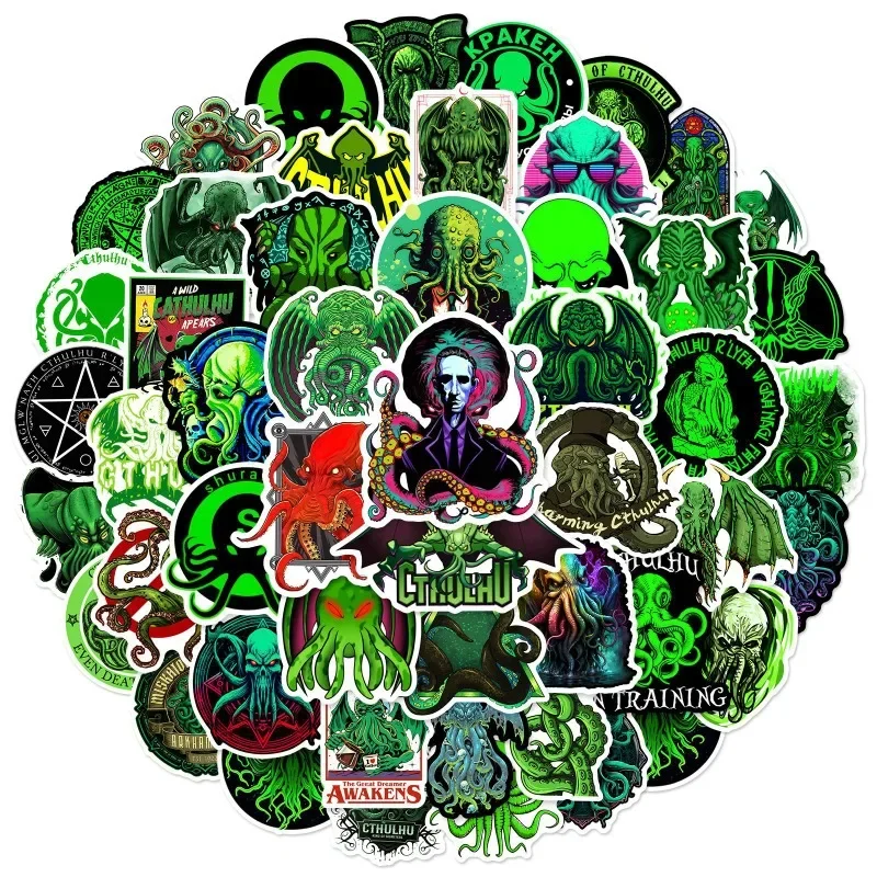 Pegatinas impermeables de Cthulhu estilo grafiti para moto y casco - imagen 3