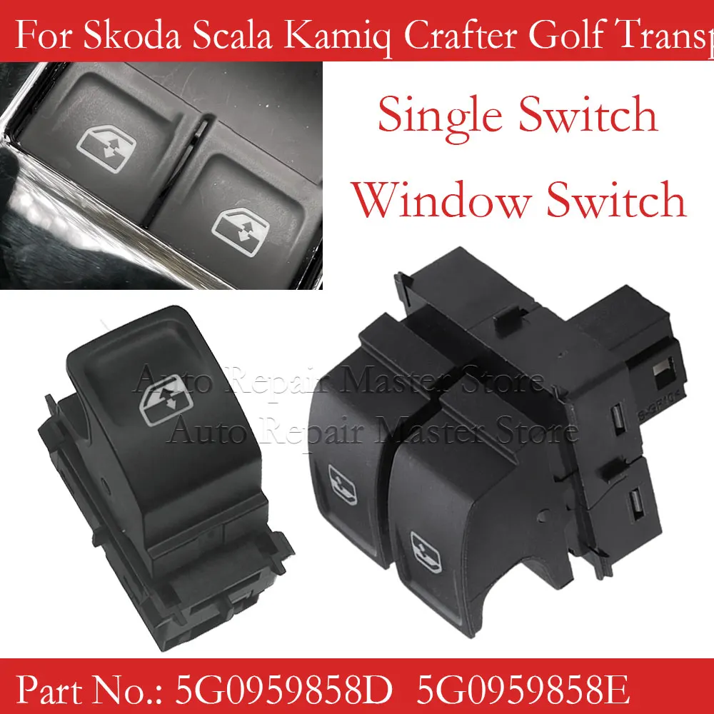 Interruptor elevalunas 5G0959855 para VW Golf Passat B8 Tiguan - imagen 2