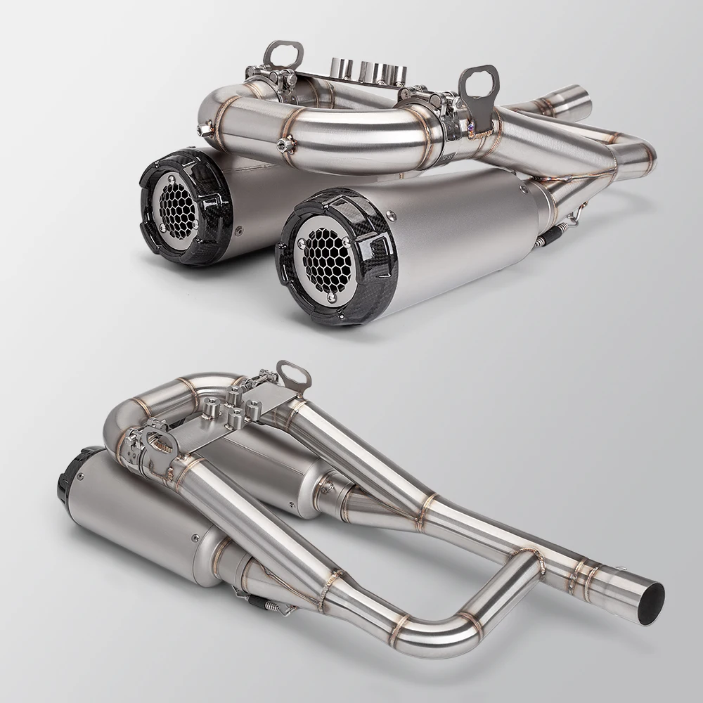 Tubo de escape doble salida para Kawasaki Ninja ZX-25R - imagen 5