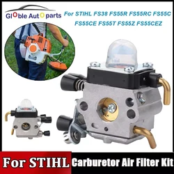 Kit de carburador para desbrozadora Stihl FS55R, KM55 y FS38