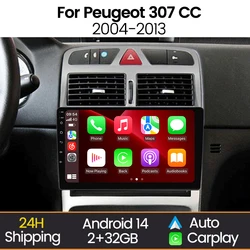 Autoradio Android MEKEDE para Peugeot 307 CC (2004-2013)