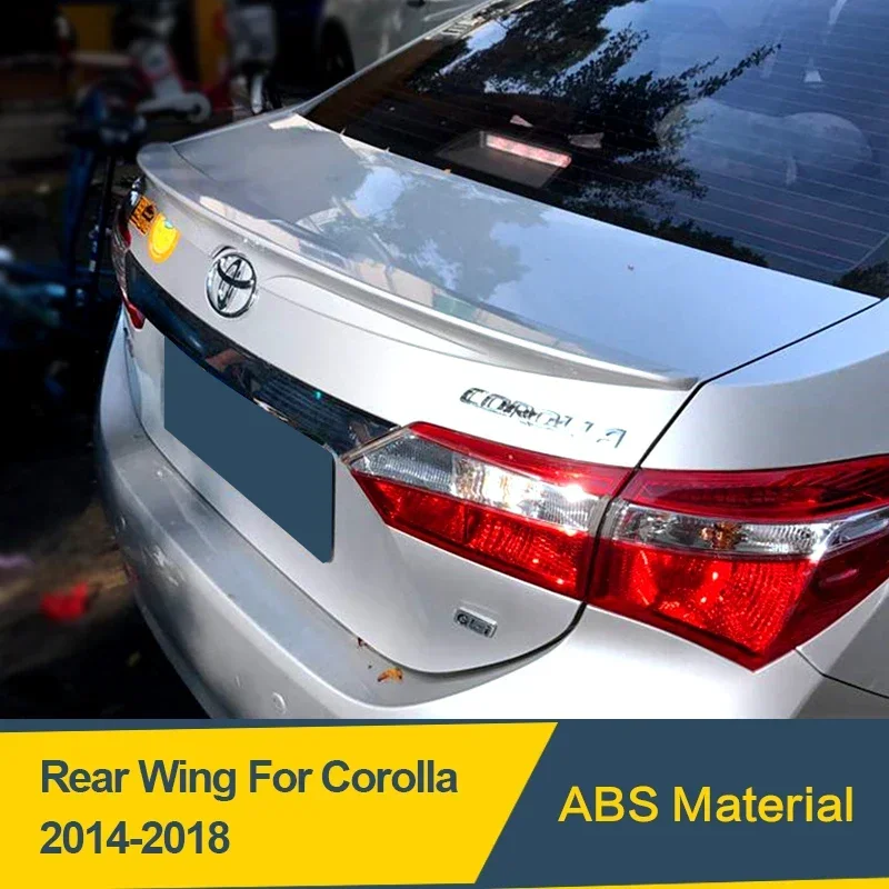 Alerón trasero ABS negro para Toyota Corolla 2014-2018 - imagen 2