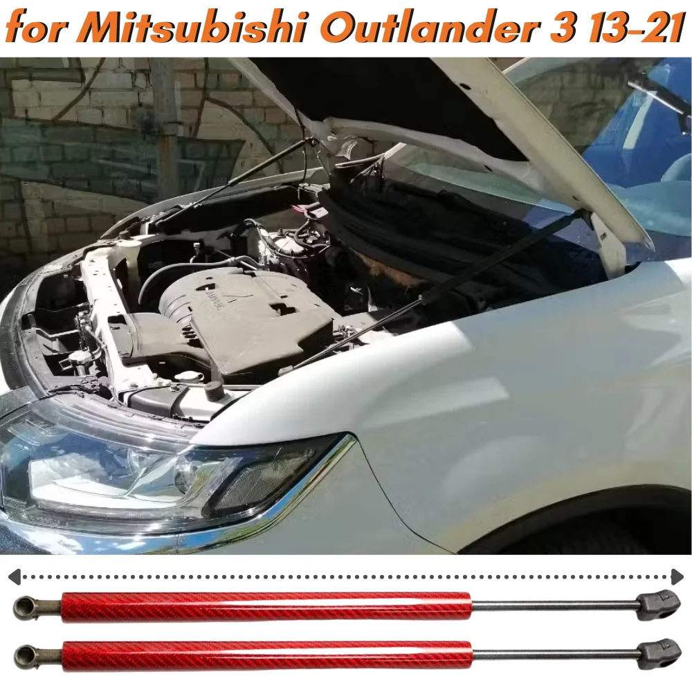 Puntales de capó para Mitsubishi Outlander III GF/GG/ZJ/ZK 2013-2021