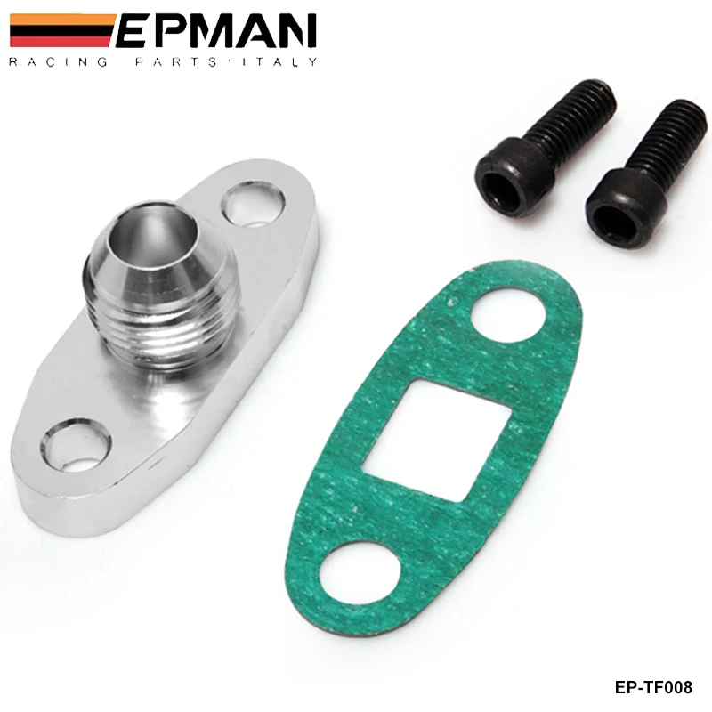 Brida retorno aceite turbo EP-TF008 – GT28 GT30 GT35 Billet 10AN