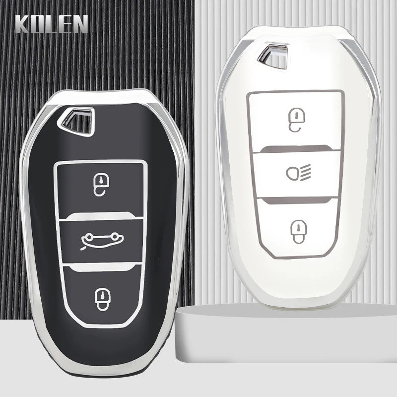 Funda llave coche TPU Peugeot Citroen DS 2008-508 C1-C6 DS3-DS5 - imagen 3