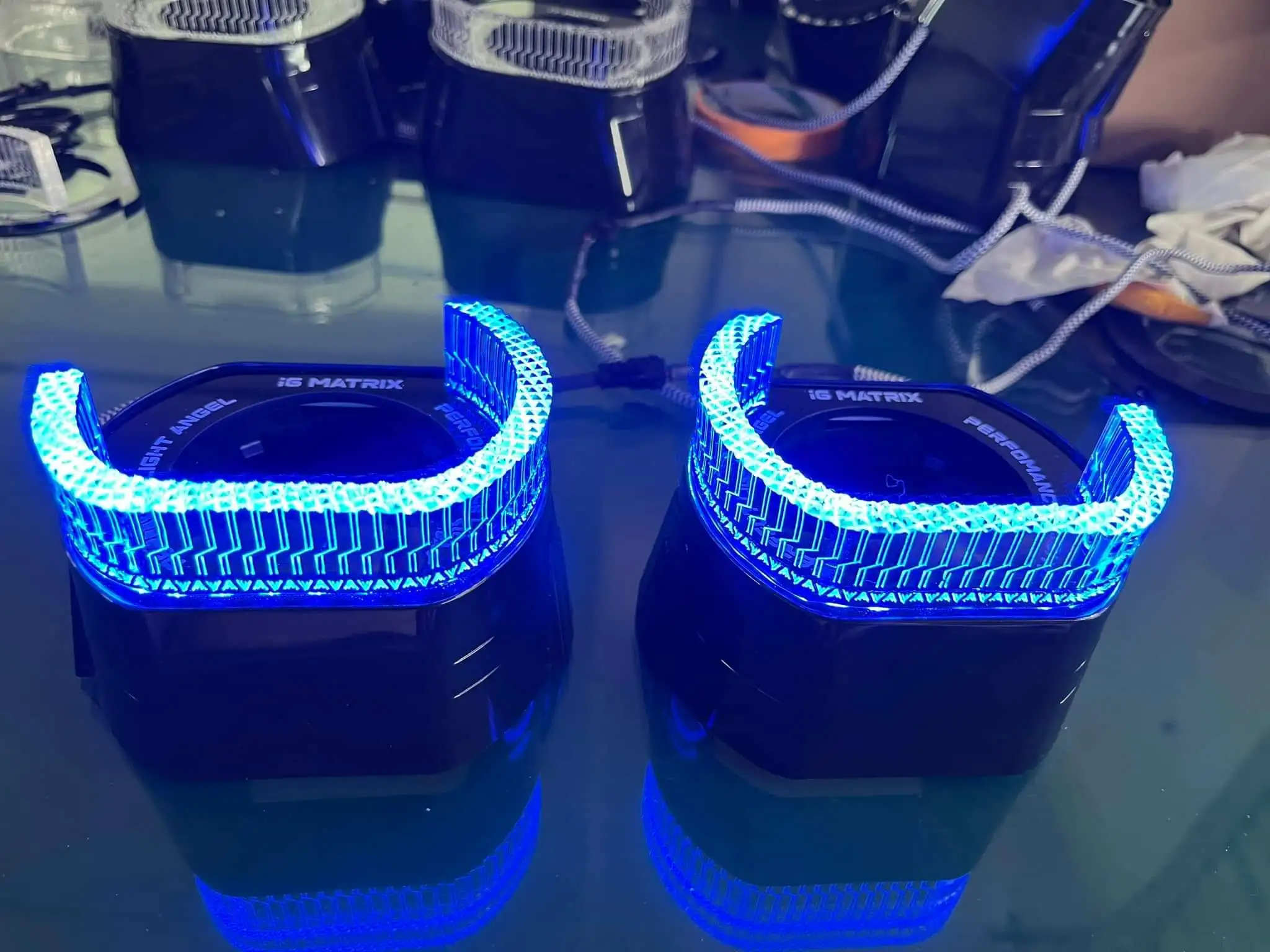 Máscara LED Ojos de Ángel 3 pulgadas para faro proyector - imagen 5